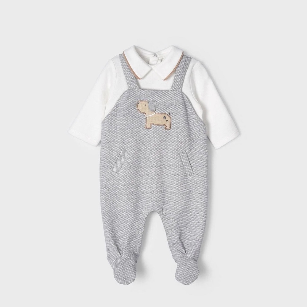 Baby One Piece Suspender Outfit